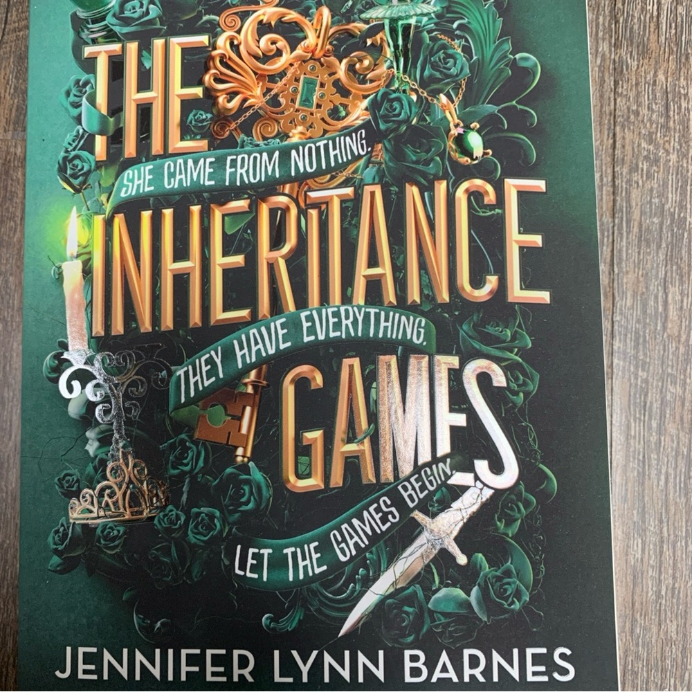 Inheritance Games by Jennifer Lynne Barnes paperback book